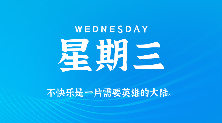 04月09日，星期三，在这里每天60秒读懂世界！