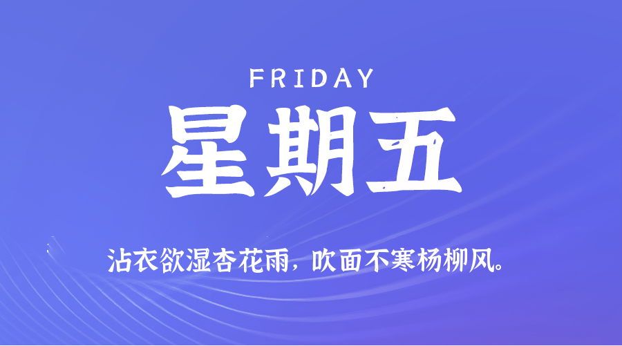 04月18日，星期五，在这里每天60秒读懂世界！