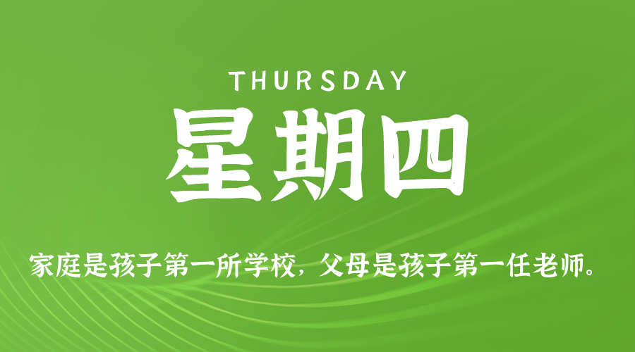 07月03日，星期四，在这里每天60秒读懂世界！