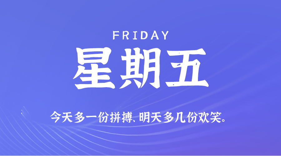 07月04日，星期五，在这里每天60秒读懂世界！